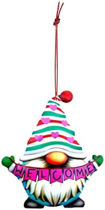 Karácsonyi Halloween Dekoráció, Otthon Dekoráció Hardver Kézműves Gnome Dekoráció Fém Medál Gnome Halloween Dekoráció Medál Karácsonyi Koszorú,