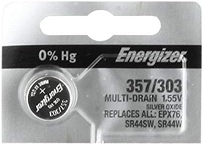 Energizer 357/303 (SR44W, SR44SW, EPX76) Ezüst-Oxid Multi Csatorna Óra Akkumulátor. A Könny Szalag (Csomag 5)
