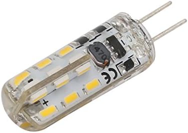 Aexit DC12V LED lámpatestek, valamint az ellenőrzések Kukorica Izzó Szilikon Lámpa G4 2 Terminálon, 24 LED-es Meleg Fehér