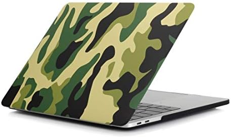 ZHANGJUN Telefon PC Esetben Zöld Álcázás Minta Laptop Víz Matricák PC védőtok MacBook Pro 13.3 inch A1989 (2018) Okostelefon Borító