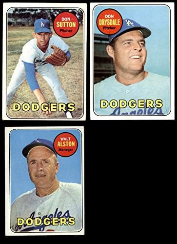 1969 Topps Los Angeles Dodgers Közelében Csapat készen áll a Los Angeles Dodgers (Set) VG/EX+ Dodgers