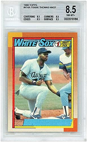 Frank Thomas Chicago White Sox 1990 Topps NNOF Hiba RC 414A lenne beégés 8.5 ALACSONY POP Kártya - Topps - Baseball Asztalon Kezdő
