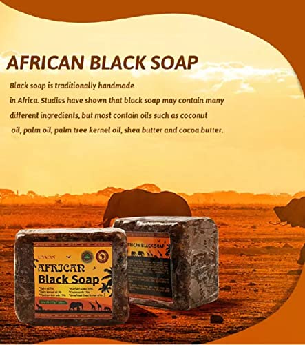 ArmaniLux Szerves Afrikai Fekete Szappan Akne Kezelés & Sötét Folt Eltávolító, Az Arc, Test