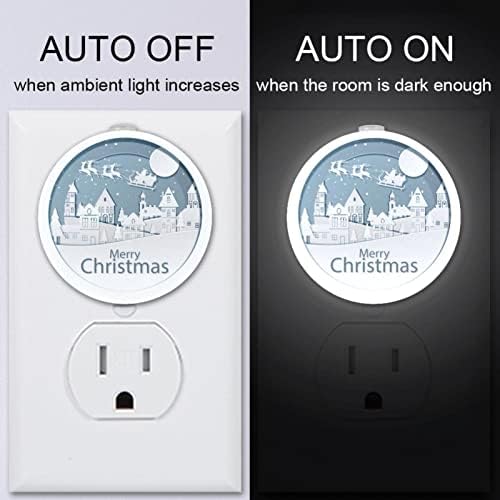 2 Csomag Plug-in Éjjeli LED-es Éjszakai Fény, az Alkonyat-hogy-Hajnal Érzékelő Gyerek Szoba, Gyerekszoba, Konyha, Előszoba Papír Vágás