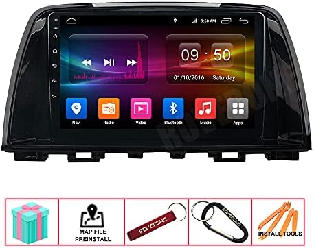 RoverOne 9 Hüvelykes Android Rendszer, Autó Hifi Videó a Mazda 6 Atenza 2013 2014 GPS Navigációs Rádió Bluetooth Tükör Link