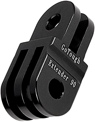 Fotodiox GoTough Fekete 90 Fokos Extender Kar – Fém Hosszabbító Kar 90 Fokos Fordulatot Kompatibilis a GoPro HERO3, HERO3+, 4k hd