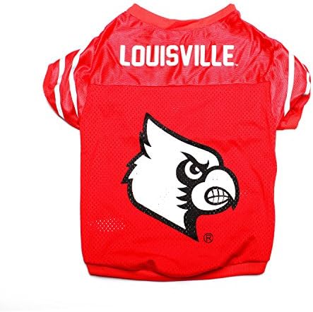 Pet Áruk NCAA Louisville Cardinals Kollégiumi Pet Jersey, Közepes