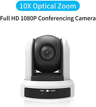 XIXIAN Konferencia Kamera,Konferencia PTZ Kamera Falra Szerelhető Kamera, 10X Optikai Zoom, USB Conection a Távirányító Plug