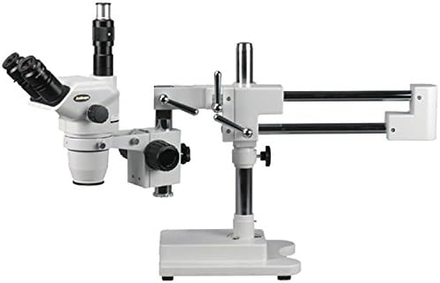 AmScope ZM-4TNX Szakmai Trinocular Sztereó Zoom Mikroszkóp, EW10x Fókuszálás Szemlencse, 3.35 X-45X Nagyítás, 0.67 X 4, 5 X Zoom Objektív,