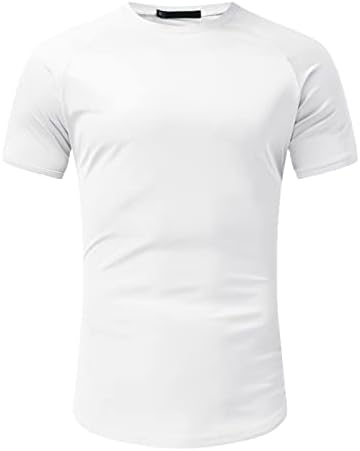 XXBR Férfi Rövid Ujjú T-shirt Nyári Színes Blokk Patchwork Csíkos Vállon Tee Maximum Slim Fit Edzés Izom Tshirt