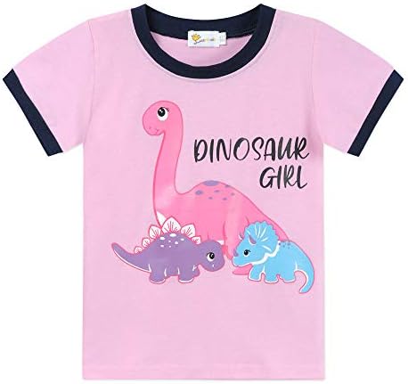 Kislány Nyári Pizsama Kisgyermek Rövidnadrág Szett Unicorn Hálóruházat Gyerekeknek Macska Dinoszaurusz Pizsama 2 Darab Ruhát 2-7