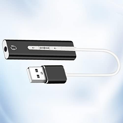 SOLUSTRE USB Fejhallgató Adapter USB Fejhallgató Adapter USB Adapterek 3pcs USB 3.1 Mikrofon, USB Hang Port Hang, USB Hang 7.1