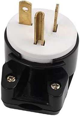 Új Lon0167 AC 250V Kiemelt US Plug Hatalom megbízható hatékonyság Adapter Csatlakozó, Fekete Műanyag házban(id:a7e 62 04 b65)