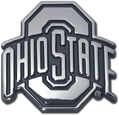 Ohiói Állami Egyetem Buckeyes Fém Auto Jelkép (Chrome)
