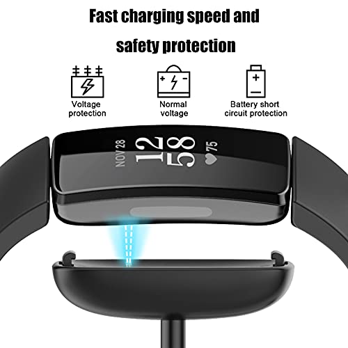 [2-Pack] TopPerfekt Töltő Kábel Fitbit ACE 3, a Fitbit Inspirálja 2 Fitness Tracker, Csere, Töltő Kábel Tartozék a Fitbit Inspirálja