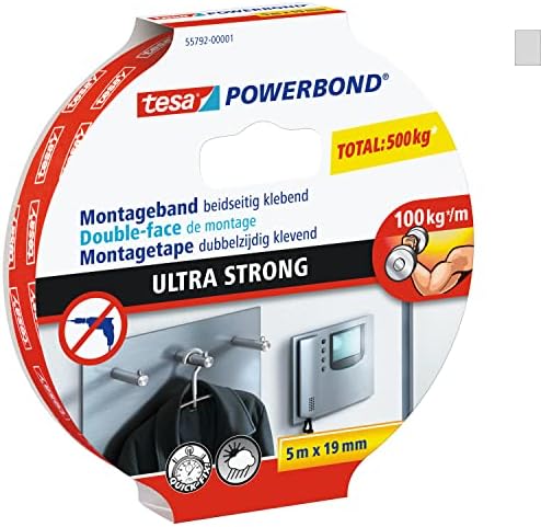 Tesa 55792-00001-00 Powerbond Ultra Erős, 5 m x 19 mm