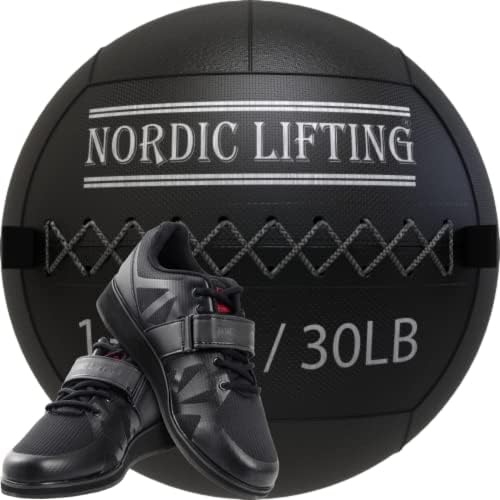 Északi Emelő Fal Labda, 30 kg Csomag Cipő Megin Méret 11.5 - Fekete