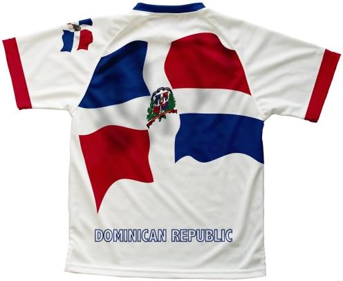 ScudoPro Dominikai Köztársaság Zászló Technikai T-Shirt a Férfiak, mind a Nők