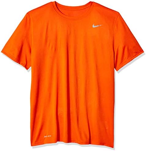 Nike Férfi Legenda Rövid Ujjú Póló, Egyetemi Narancs, M