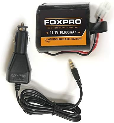 FOXPRO Szuper Nagy Kapacitású Akkumulátor Autós Töltő - 10,000 mAh, Fekete, SUPBATTCHG