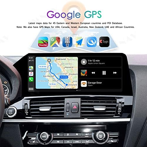 ZWNAV 12.3 Hüvelykes Android 11 Autó Sztereó BMW X3 X4 2013-2017, GPS Navigációs Fejegység, WiFi, Bluetooth, SWC, IPS érintőképernyő, AM/FM