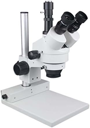 Radikális 200mm Hosszú Távolság Zoom 3-45x Sztereo High Power Trinocular PCB Hegesztés Nézni Ipari Mikroszkóp w Kamera Port