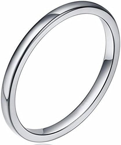 Jude Ékszerészek Pack 3, 2MM Vékony Rozsdamentes Acél Rakható Esküvői Zenekar Kiemelő Gyűrű