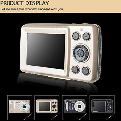 HD Mini Digitális Fényképezőgép, Kompakt Fényképezőgép a Tizenévesek 2.4-es Prefektus Pocket Videó Eszköz, 16MP 720P 30FPS 4X-Zoom-a Kiváló