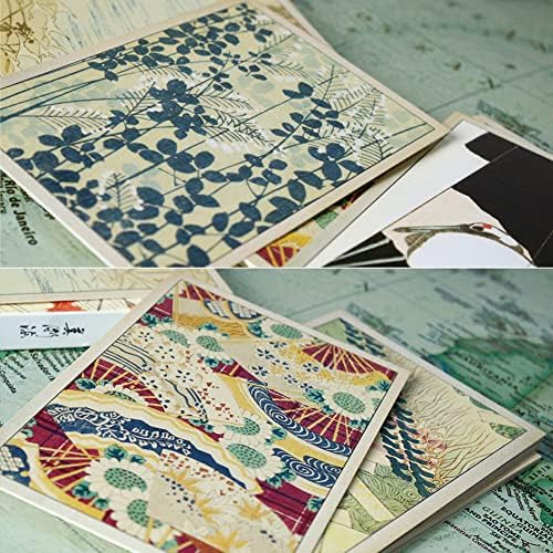 Régi Art Képeslapok készlet 30 képeslap a Japán Művész, Korin Furuya Art-Tenger variety pack Híres Festmény, Tájkép,4 x 6 Hüvelyk