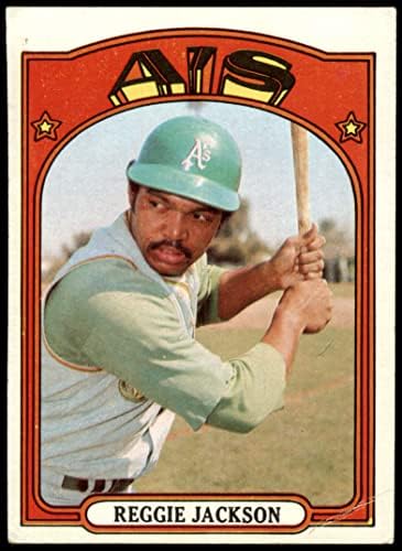 1972 Topps 435 Reggie Jackson Oakland Athletics (Baseball Kártya) VG Atlétika
