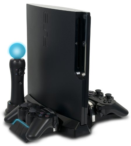 A PlayStation Move & DualShock töltőállomás állvánnyal A PS3 Slim