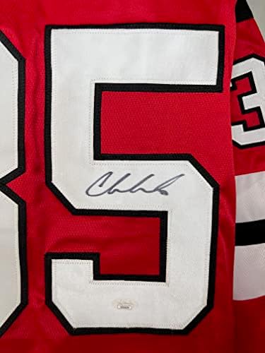 Cory Schneider aláírt mez dedikált NHL New Jersey Devils SZÖVETSÉG COA
