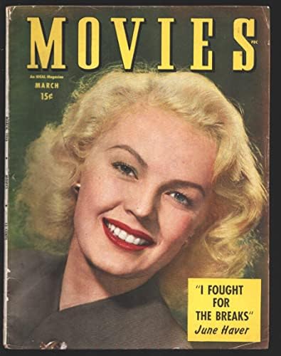 Filmek 3/1946-június Haver-Ronald Reagan-Ginger Rogers-Rita Hayworth-Gregory Peck-Film hirdetések csillagos pix VG