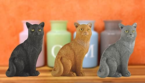 BonzaPicks Fejedelmi Fekete Macska Figura - Tökéletes Pet Emlékmű Gyűjthető, illetve Macska Témájú Személyre szabott Ajándék - Tökéletes Macska