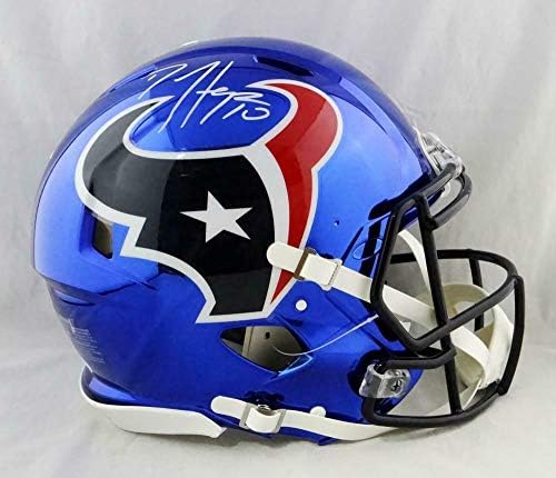 DeAndre Hopkins Dedikált Houston Texans F/S Chrome Hiteles Sisak - SZÖVETSÉG W EGY - Dedikált NFL Sisak