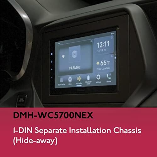 Pioneer DMH-WC5700NEX 6.8 Autó Hifi, Multimédia-Vevő Vezeték nélküli vagy Vezetékes Apple CarPlay, Android Auto, Alexa, kihangosító, Bluetooth,