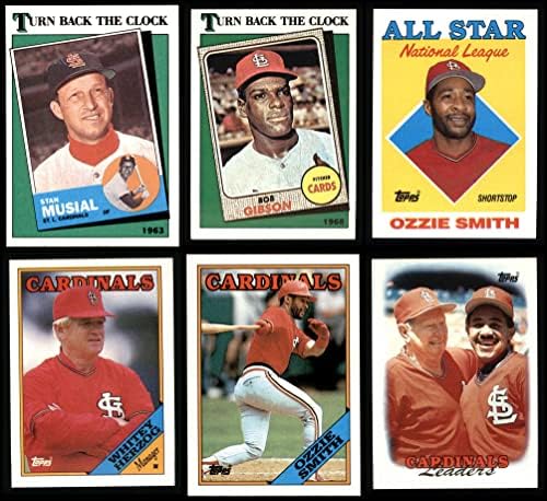 1988 Topps St. Louis Cardinals Csapat készen áll a St. Louis Cardinals (Set) NM/MT Bíborosok