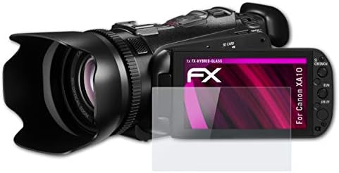 atFoliX Műanyag Üveg Védőfólia Kompatibilis Canon XA10 Üveg Protector, 9H Hibrid-Üveg FX Üveg kijelző Védő fólia, Műanyag