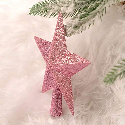 BESPORTBLE 2db karácsonyfa Topper Csillogó Csillag Műanyag Xmas Treetoper Fényes Dísz
