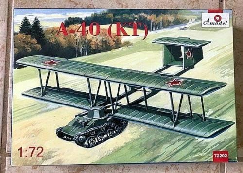 Erőfeszítések 72202-1/72 - A-40 (KT) Prototípus Repülő Tank Segítségével a T-60, Műanyag Modell