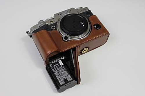 X-T4 Esetben, BolinUS Kézzel készített, PU Bőr Fél Kamera Esetében a Táska Fedelét, Alsó Nyitás Verzió Fujifilm Fuji X-T4 XT4 a csuklópánt