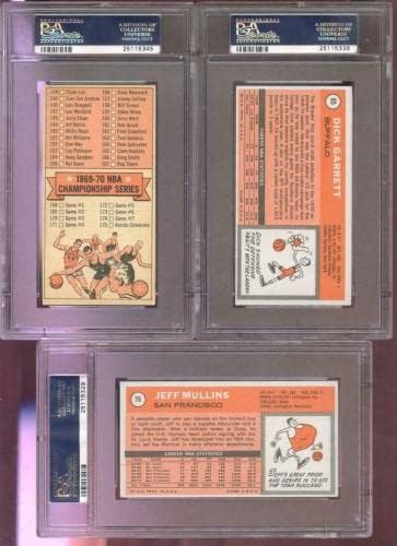 1970-71 Topps 85 Dick Garrett PSA HITELES Osztályozott Kosárlabda Kártya Bivaly - Aláíratlan Kosárlabda Kártyák