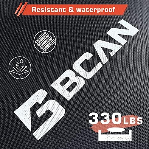 BCAN 40/48 Összecsukható Mini Trambulin maximális Terhelhetőség 330lbs/440lbs, Fitness-Megkötő Állítható Hab Kezelni, Gyakorlat, Trambulin