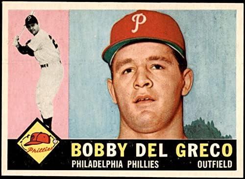 1960 Topps 486 Bobby Del Greco Philadelphia Phillies (Baseball Kártya) NM Phillies