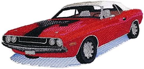 Klasszikus Autók Gyűjteménye [Dodge Challenger ] [Amerikai Autóipar a Hímzés] Hímzett Vasalót/Varrni Patch [6.52 x3]Made in USA]