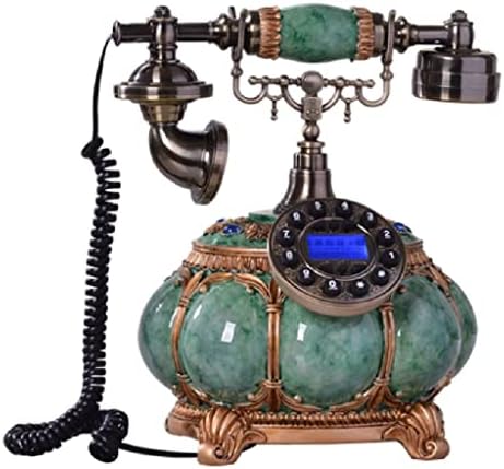 MXIAOXIA Gyanta Vezetékes Retro Telefon Vezetékes Vintage Dekoratív Telefon Hívófél-AZONOSÍTÓ, Újratárcsázás, Hívja Ellenőrizze,