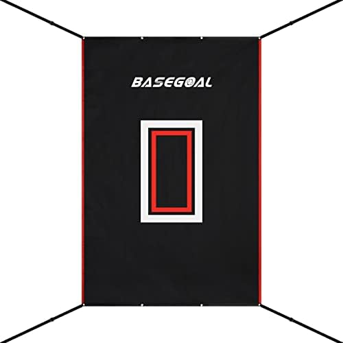 BaseGoal 4'x6' Vinil-Védőháló,Baseball Védőháló,Ketrecben Hátteret, a Strike Zone, valamint Fogó Képet, Baseball,Softball, a Nettó Saver