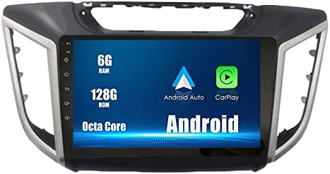 Android 10 Autoradio Autós Navigációs Sztereó Multimédia Lejátszó, GPS, Rádió, 2.5 D érintőképernyő forHyundai Creta IX25 2014-2021