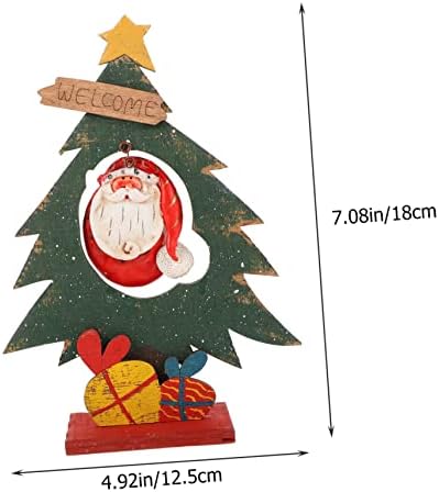 Tofficu 1db Asztali Karácsonyi Díszek, Mikulás Dekoráció para Mesa De Asztali karácsonyfa, karácsonyfa Asztali Figura karácsonyfa