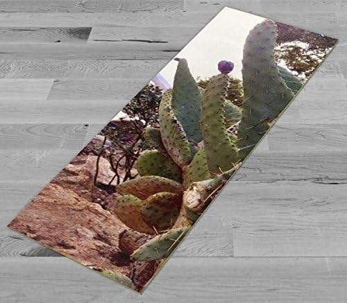 Pimp My Yoga Mat - Sivatagi Kaktusz - Eredeti Mű 72x24 a Jóga Szőnyeg/Pilates Matrac, 1/8 Vastag
